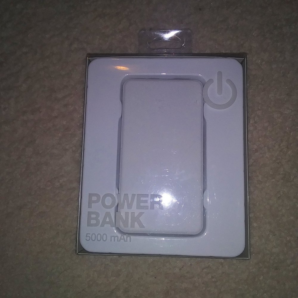 Power Bank 5000 mAh White New